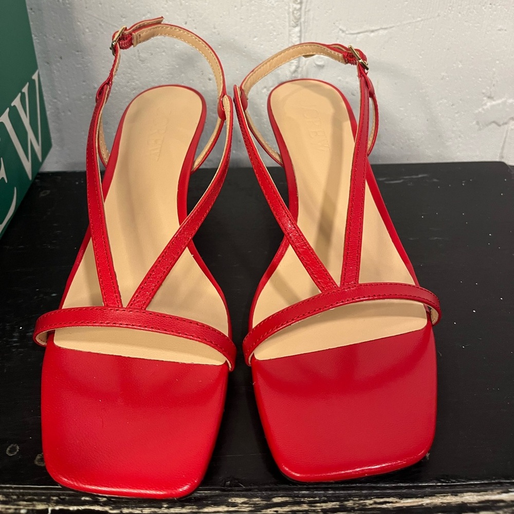 NIB J.Crew Krista sling back kitten heel 8 - Picture 4 of 9